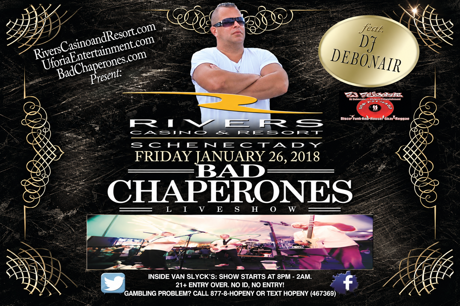 DJ Debonair & The Bad Chaperones — January 26, 2018 | Uforia Entertainment & DJ Debonair